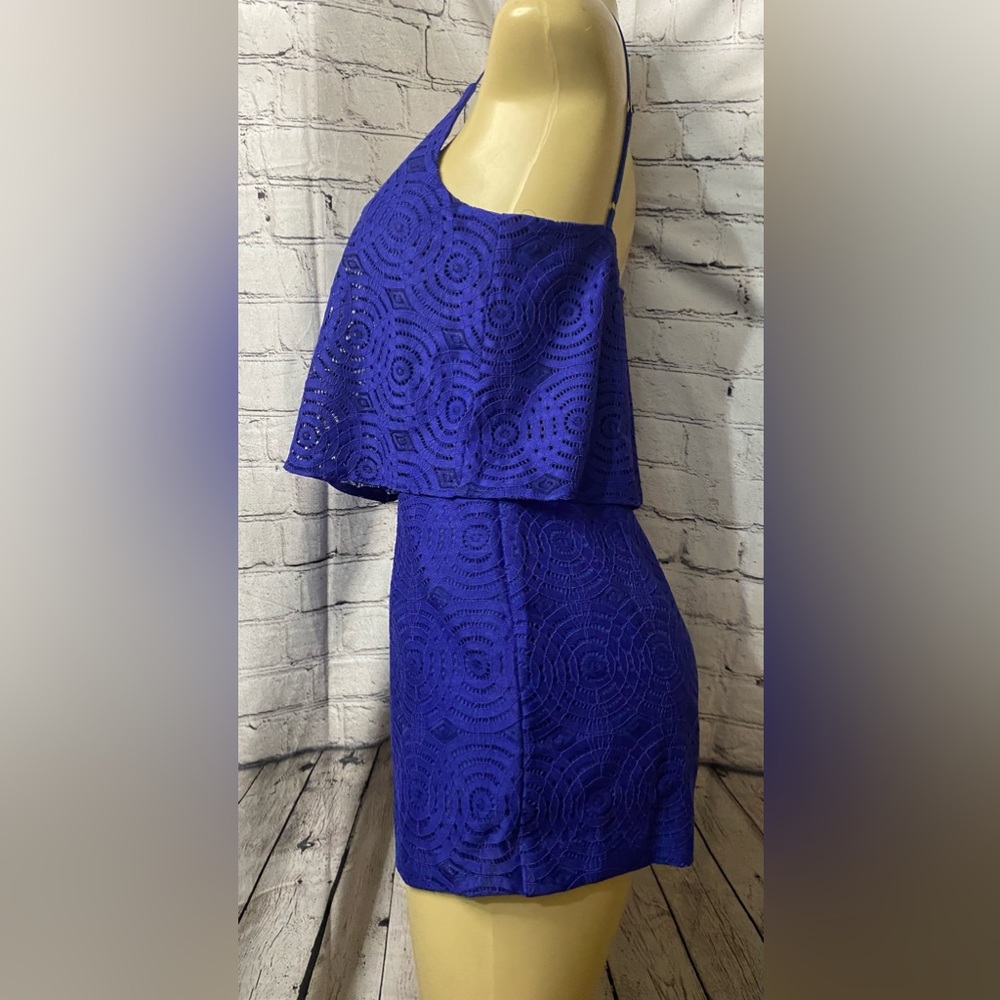 Lilly Pulitzer Blue Lace Jumpsuit - Picture 3 of 7